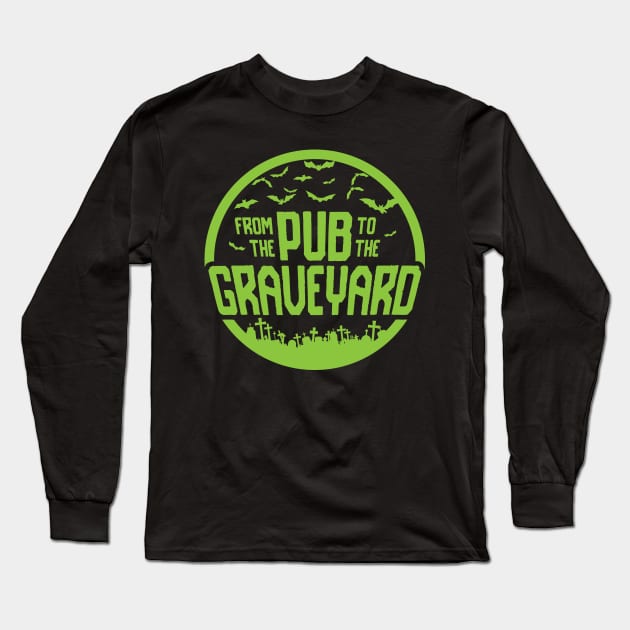 Graveyard Green Long Sleeve T-Shirt by Kat Davers